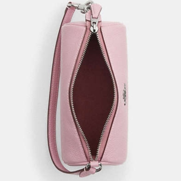 Coach Mini Barrel Bag Pink, w Complimentary Crossbody( Chain gift) NWT - Picture 5 of 8